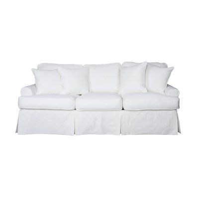 Sunset Trading Horizon T-Cushion Cotton Sofa Slipcover Size: 3 .