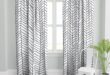 Boho Herringbone Curtain Panel Herringbone by - Et