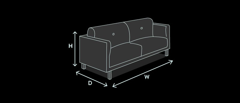 Sofa Size Guide: How to Measure for a Sofa | Timeless Chesterfiel