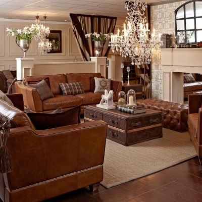 Brown leather couch | Leather sofa living room, Leather couch .