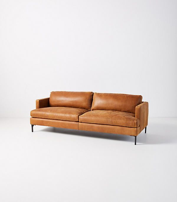 Bowen Leather Sofa | Leather sofa, Sofa, Minimalist dec