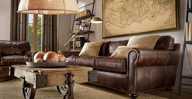 SP2011_LR_Lancaster_132 | Living room leather, Brown living room .