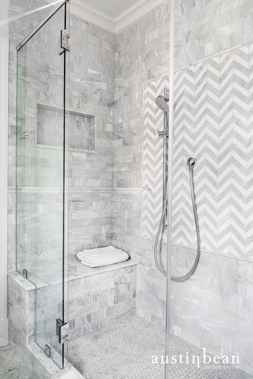 Austin Bean Design Studio - bathrooms - shower tiles, shower .