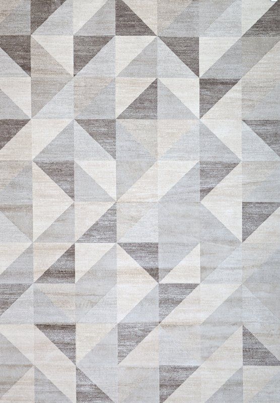 Berthy Viscose Gray/Ivory Rug | Modern rugs texture, Carpet .