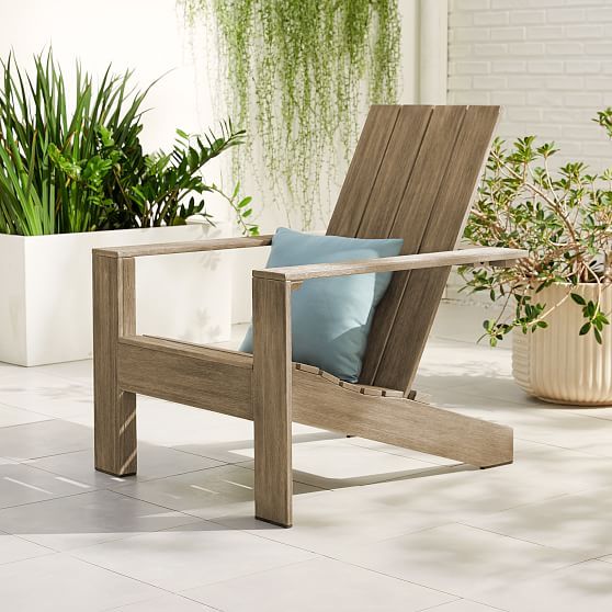 Portside Outdoor Adirondack Chair | Outdoor chairs, Lounge chair .