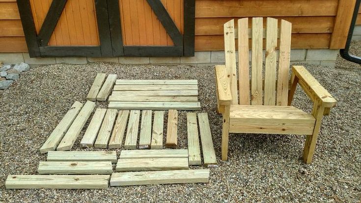 2x4 DIY Adirondack Chair Plans Simple Plans for a - Etsy .