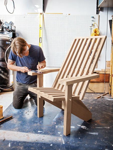 How to Make a Modern Adirondack Chair | Modern adirondack chair .
