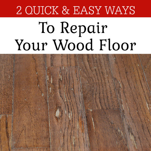 How To Repair Damaged Spots On A Wood Floor - Exquisitely Unremarkab