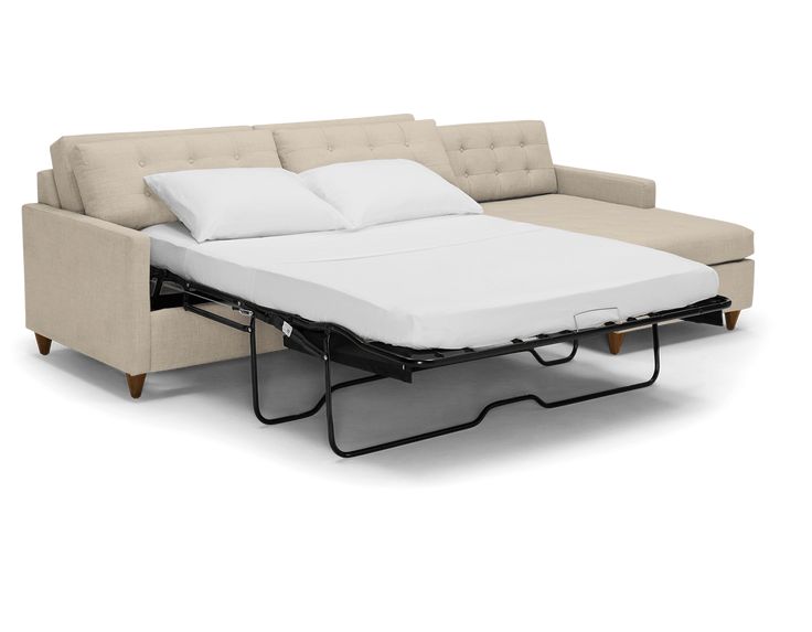 Eliot Sleeper Sectional with Storage | Sectional sleeper sofa .