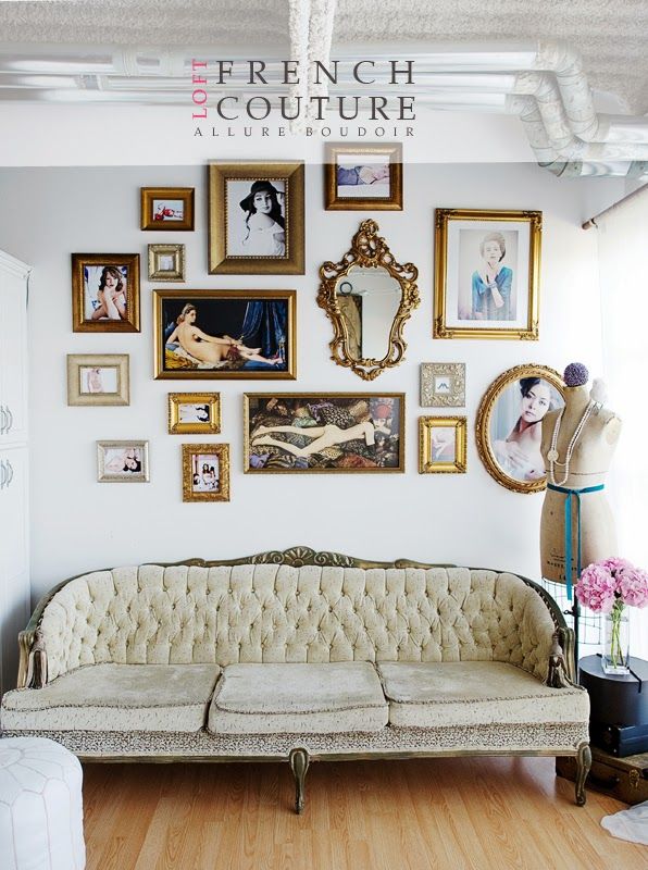 Decor Inspiration French Couture Loft with Allure Boudoir .