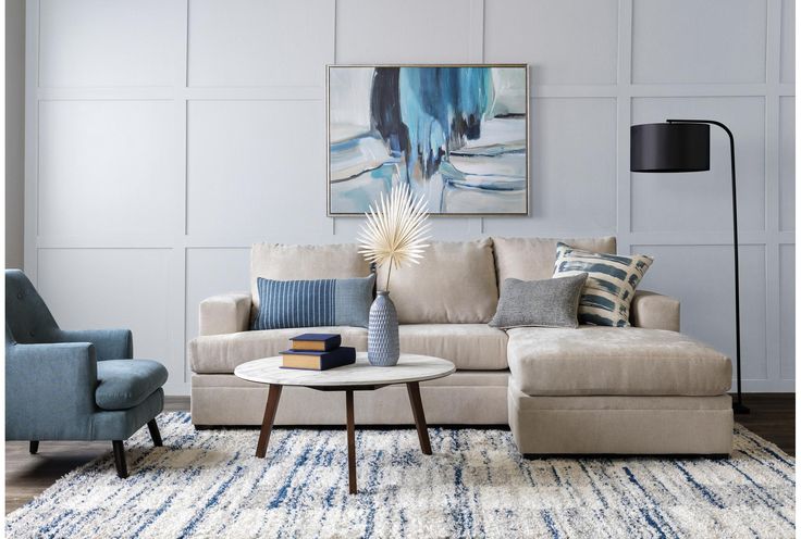 Callisto Denim Accent Chair - Blue - Solid - $275 | Living spaces .