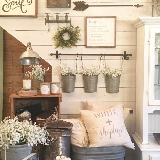 37 DIY Decor Ideas For The Country Home | Rustikales .