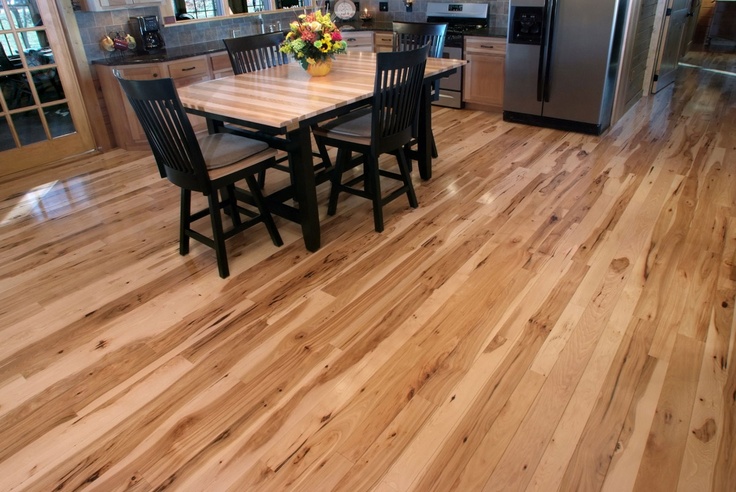 Rustic 'Character Grade' 3/4" Solid Hickory Hardwood Flooring from .