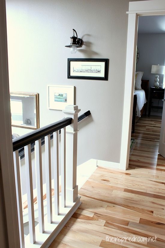 Staircase Makeover {New Wood Floors Update!} - The Inspired Room .