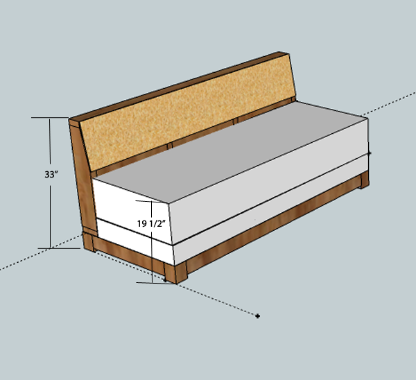 Build Your Own Sofa Bed: DIY Couch Plans — Wannabe Clutter Free .