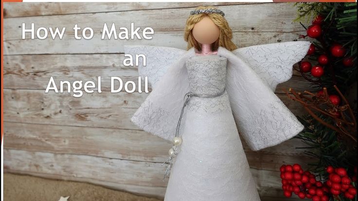 How to Make an Angel Doll | DIY Angel Tree Topper | Huong Harmon .