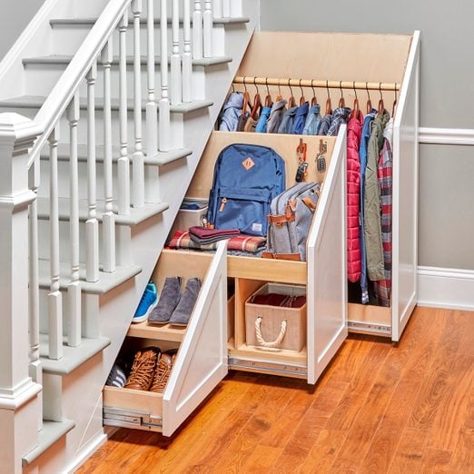 How to Build an Under-the-Stairs Storage Unit (DIY) | Family Handym