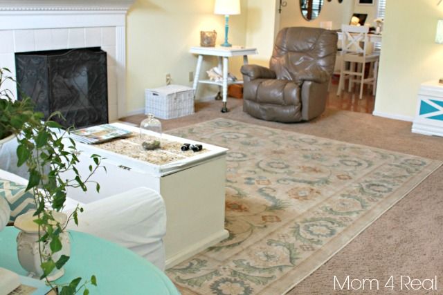 Use Area Rugs on Carpet to Spruce Up Your Space {Mohawk Giveaway .
