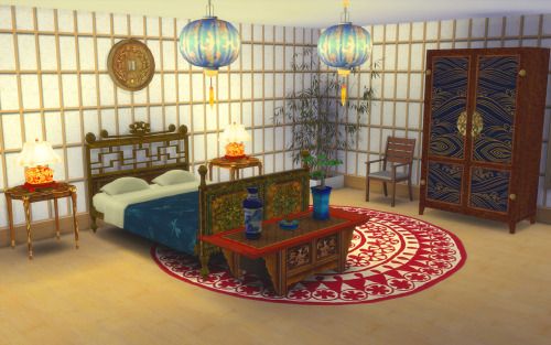 TS2 to TS4 - Asian Bedroom Set | Asian bedroom, Bedroom set, Sims .