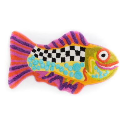 Happy Fish Bath Rug | Fish bath rug, Fish bath mat, Funky ru