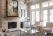 Over The Coffee Table Chandelier - Transitional - Living Ro