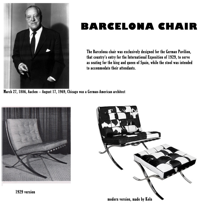 Barcelona Chair. Then & Now. Still acclaimed | Barcelona chair .