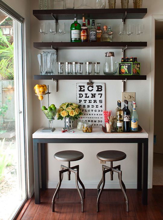 12 Ways to Store & Display Your Home Bar | Bars for home, Diy home .