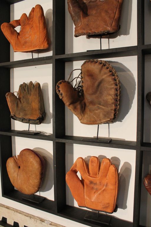 9 Baseball Glove Display | Baseball theme room, Vintage baseball .