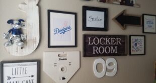 Baseball wall decor | Baseball room decor, Baseball wall decor .