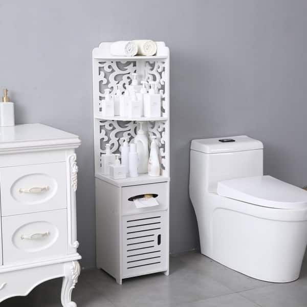 Our Best Bathroom Furniture Deals | Bathroom floor cabinets, Linen .