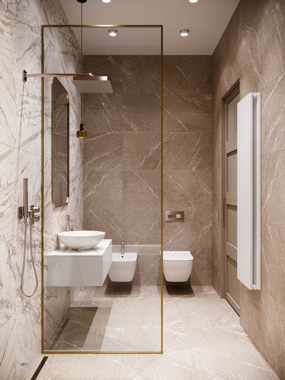 Small bathroom designs: Ideas to give your bathrooms a larger look .