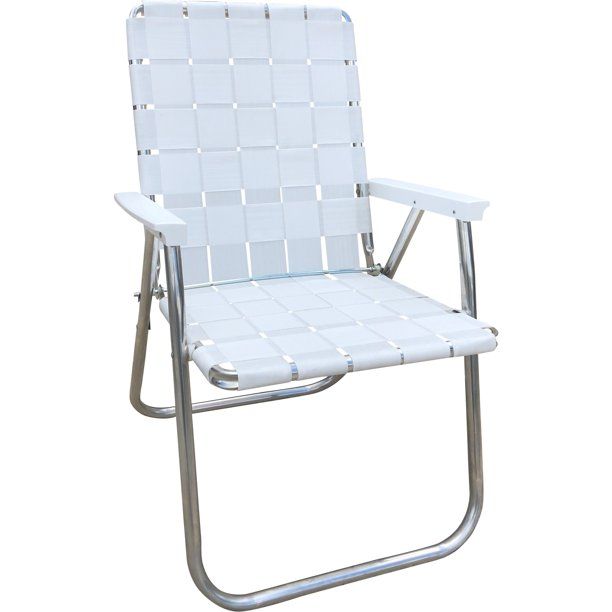 Lawn Chair USA Webbing Chair (Low Back Beach Chair, Charleston .