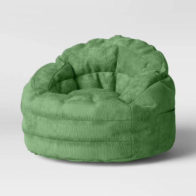 Settle In Bean Bag Chair Green - Pillowfort™ | Bean bag chair .
