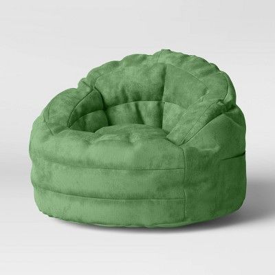 Settle In Bean Bag Chair Green - Pillowfort™ | Bean bag chair .