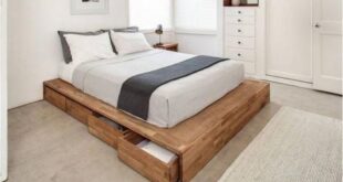 Easy DIY Platform Bed | Diy platform bed, Bedroom design, Bedroom d