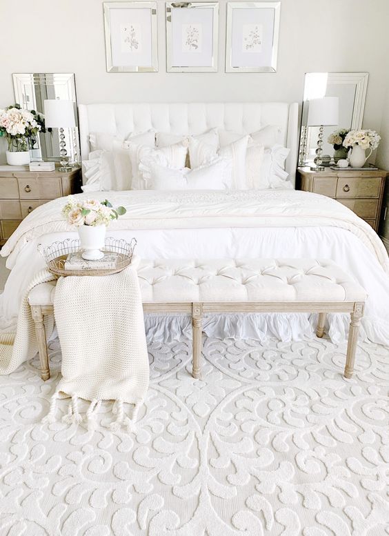White Bedding In a Bag | Chic bedroom decor, Bedroom decor .