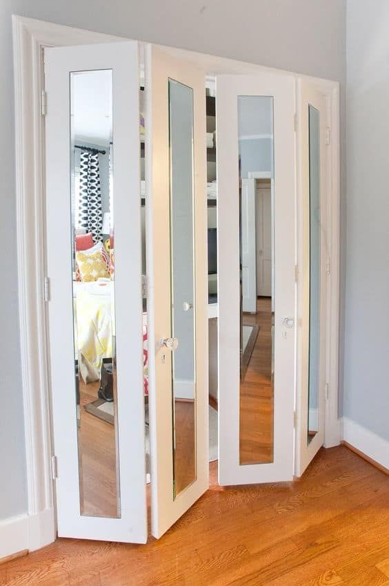 17 Great Ideas to Decorate Your Closet Doors in 2023 | Closet door .