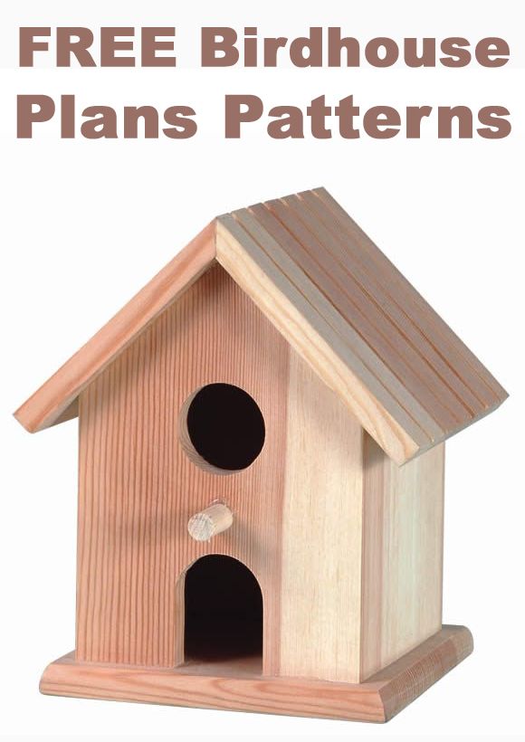 DIY Birdhouse Tutorials | Bird house plans free, Bird house plans .