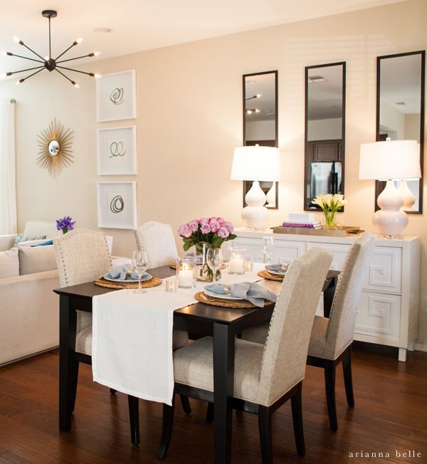 20 Small Dining Room Ideas on a Budget | Apartment dining room .