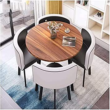 Dining Table Set - Table and Chairs Set for Home, Modern Round .