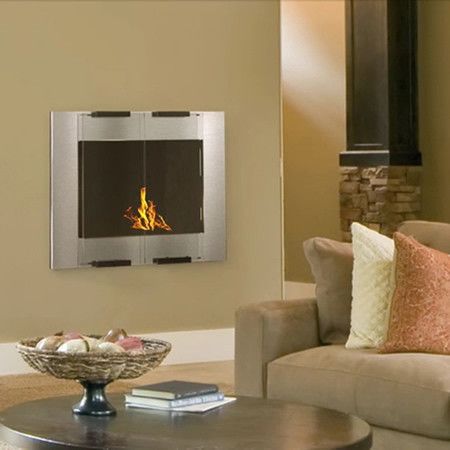 Decoflame City C106A Wall Mount Ethanol Fireplace | Recessed wall .