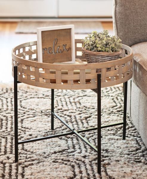 Wholesale| Round Basket Weave Coffee Table | Craft House Designs .