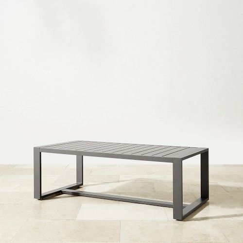 Buy a metal coffee table to relax for years while using it