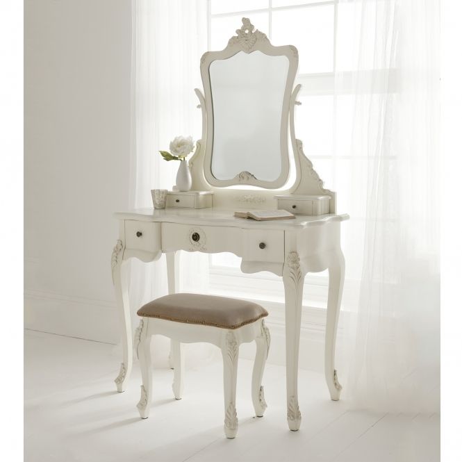 Antique French Style Dressing Table Set | French furniture bedroom .