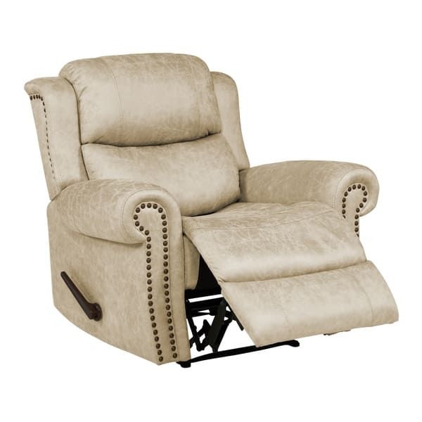 Copper Grove Dilsen Extra Large Rolled Arm Wall Hugger Recliner .