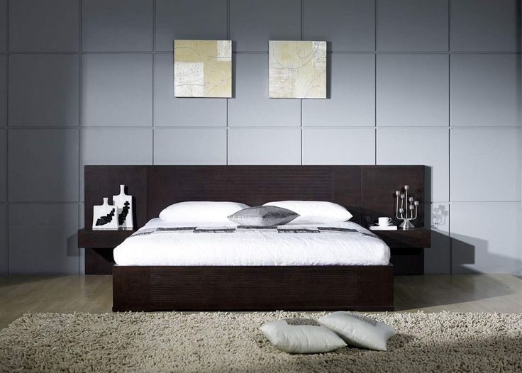 Stylish Wood Elite Platform Bed | Platform bedroom sets, Modern .