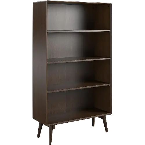 Brittany Brown 4-Shelf Bookcase | RC Willey in 2023 | 4 shelf .