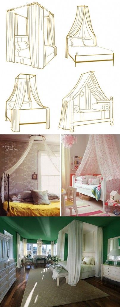 10 Ways to get the Canopy Look without buying a New Bed : DIY and .