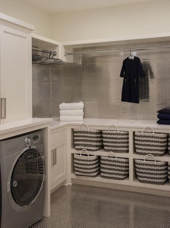 41 Beautifully Inspiring Laundry Room Cabinets Ideas | Laundry .