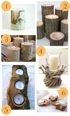 Diy Wood Candle Holders | Wood crafts, Wooden candle holders, Diy .